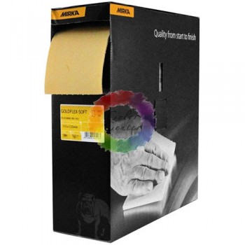 Mirka Р180 Goldflex soft  Абразив на поролоне, 115mmx1m 