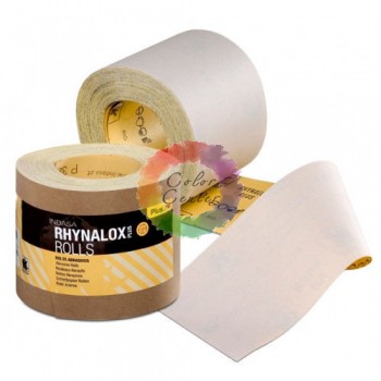 Р40 INDASA RHYNALOX PLUS LINE Износостойкие Рулоны на  Латексной Основе,  115мм х 1м