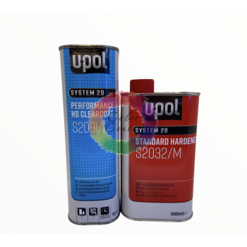 Лак акриловый  U-POL 2091 HS, 1л + Отвердитель 2032, 0,5л